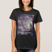 T-shirt Worm Hole Un Chaton Spatial (Devant)