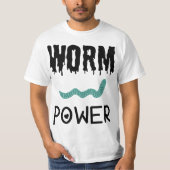 T-shirt Worm Power (Devant)