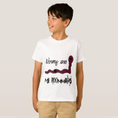 T-shirt Worms are my roommates (Devant entier)