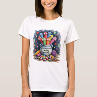 T-shirt Worms de souci