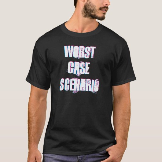 T-shirt Worst Case Scenario Print (Devant)