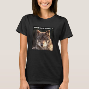 T-shirt Worth It Wolf (sombre)