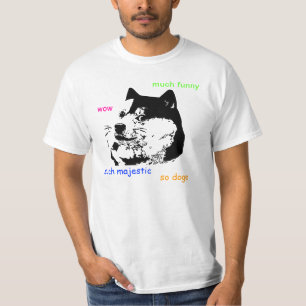 T-shirt Wouah. Un tel T-shirt. Ainsi doge de shibe
