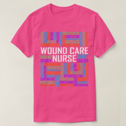 T-shirt Wound e Nurse Words (Design devant)