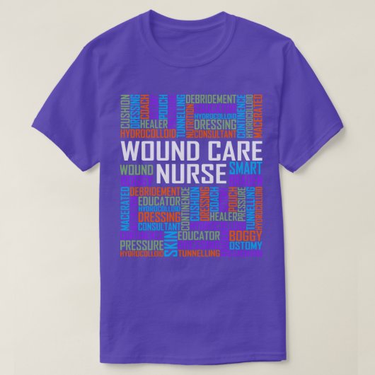 T-shirt Wound e Nurse Words (Design devant)