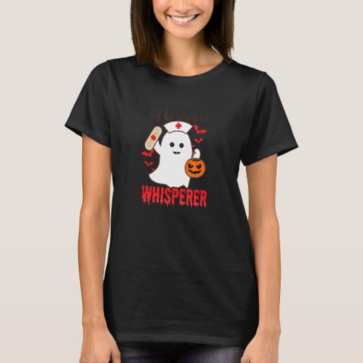 T-shirt Wound Whisperer Halloween Nurse (Devant)