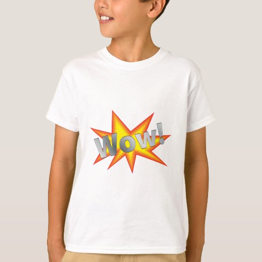 T-shirt Wow-20110531 WOW EXPRESSIONS CARTOON LIVRE COMIQUE (Devant)
