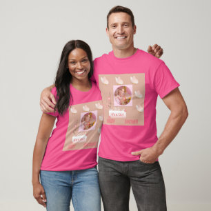 T-shirt Wow Couleur Rose Baby Shower Bienvenue Bébé