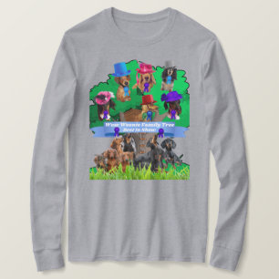 T-shirt Wow Weenies Family Tree Best In Show Ladies