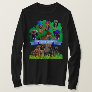 T-shirt Wow Weenies Family Tree Best In Show Ladies