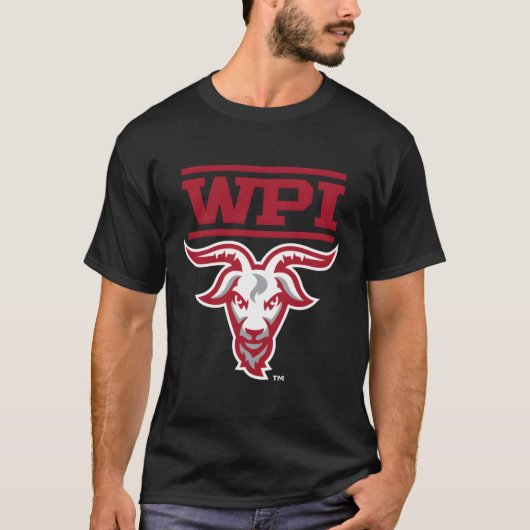 T-shirt Wpi Ingénieurs Mascot Heather Grey (Devant)