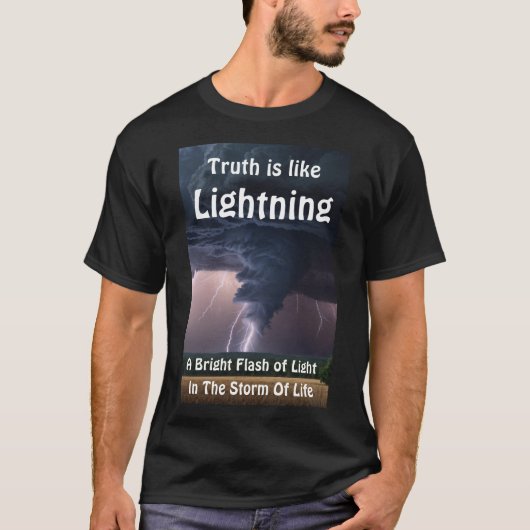 T-shirt "Wrath of the Sky: Lightning Unleashed" (Devant)