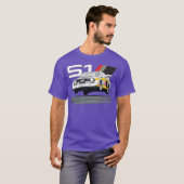T-shirt WRC Sport S1 E2 Group B Rally Car Stig Blomqvist b (Devant entier)