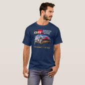 T-shirt WRCOYOTA GR YARIS gazoo racing Sebastien Ogier Elf (Devant entier)