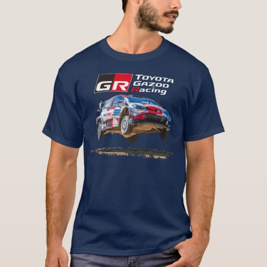 T-shirt WRCOYOTA GR YARIS gazoo racing Sebastien Ogier Elf (Devant)
