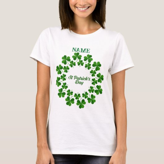 T-shirt Wreath de la Saint Patrick Thunder_Cove (Devant)