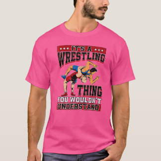 T-shirt Wrestler Wrestler Pro Wrestler Idea Boys Mens