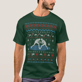 T-shirt Wrestling Ugly Christmas Sweater Funny Gifts For W