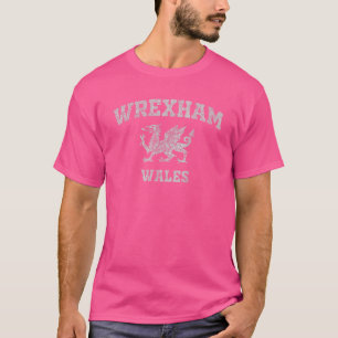 T-shirt Wrexham Pays de Galles Rétro Vintage