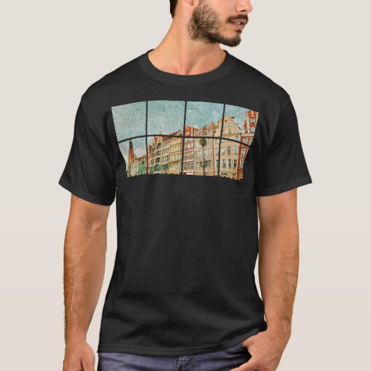 T-shirt Wroclaw Pologne Vintage (Devant)