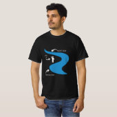 T-shirt Wrong side of the river (Devant entier)