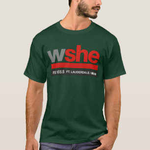 T-shirt WSHE FM 103.5 Miami Retro