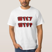 T-shirt WTC 7 WTF ? en rouge (Devant)