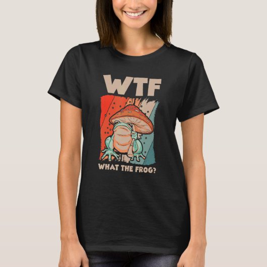 T-shirt WTF Ce Que La Grenouille Amphibien 4 (Devant)