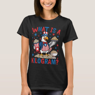 T-shirt WTF est un Kilogramme drôle 4 juillet aigle patrio
