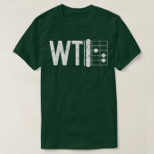 T-shirt WTF Guitare F Chord (Design devant)