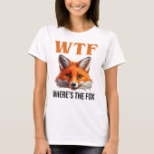 T-shirt WTF - Où est le Fox (Devant)