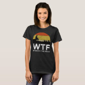 T-shirt WTF - Où est le poisson ? (Devant entier)