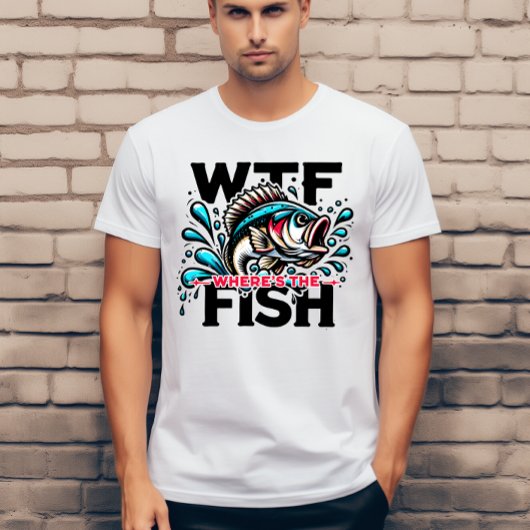 T-shirt Wtf où est le poisson