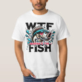T-shirt Wtf où est le poisson (Devant)