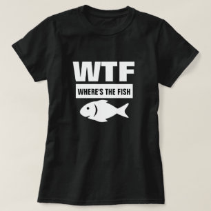 T-SHIRT WTF OÙ EST LE POISSON FUNNY SPOOF