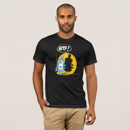 T-shirt WTF paint spray (Devant entier)