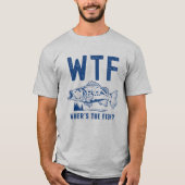 T-shirt WTF Where's the Fish?, Fun For Fishing (Devant)