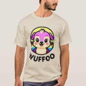 T-shirt Wuffoo Adventures Cute Kawaii Puppy animation logo (Devant)