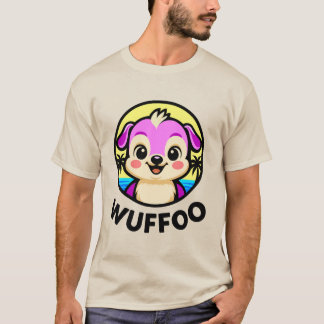 T-shirt Wuffoo Adventures Cute Kawaii Puppy animation logo
