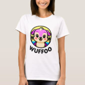 T-shirt Wuffoo Adventures Cute Kawaii Puppy animation logo (Devant)