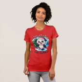 T-shirt Wuffoo Poppi Merry X-mas Kawaii 3D Holiday (Devant entier)