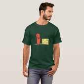 T-shirt Wurst Kse Scenario Funny German Food Pun (Devant entier)