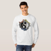 T-shirt Wushu de dragones de Camiseta 5 (Devant entier)