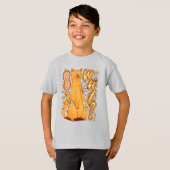T-shirt Wut ? / Illustration d'un chat orange (Devant entier)