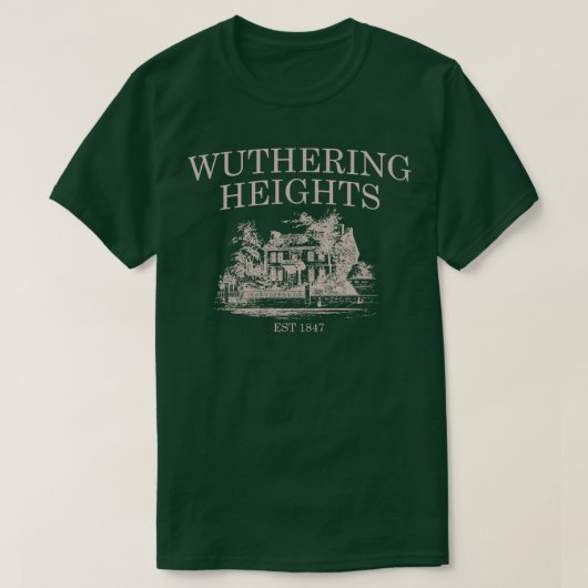 T-shirt Wuthering Heights Heathcliff bookish Bronte soeur (Design devant)