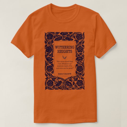 T-shirt Wuthering Heights Heathcliff bookish Bronte soeur (Design devant)
