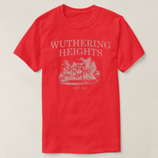T-shirt Wuthering Heights Heathcliff bookish Bronte soeur (Design devant)