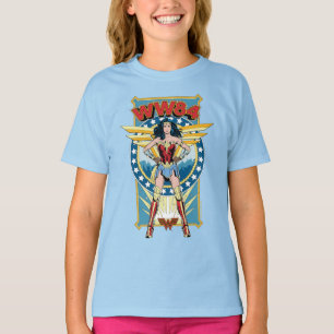 T-shirt WW84  Insigne de personnage Retro Comic Wonder Wom