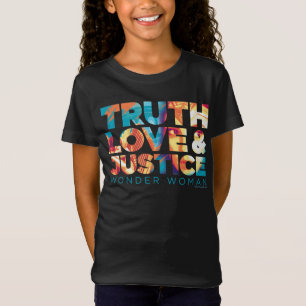 T-Shirt WW84   Truth Love & Justice Wonder Woman Cutout