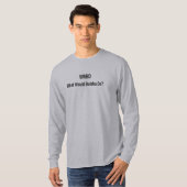 T-shirt WWBD, que Bouddha ferait-il ? (Devant entier)